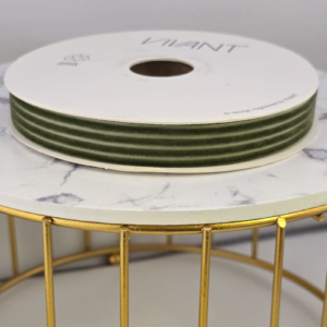 VELVETY STRIPE VERDE OLIVA 15MM X 10 MT
