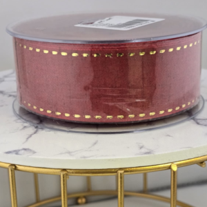 COUTURE LINO LAME GRANAT/ ORO 40MMX20MT