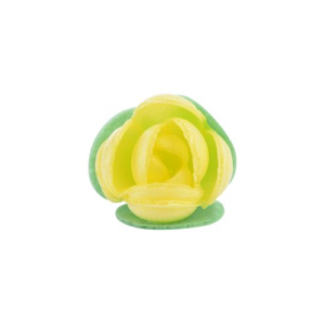 ROSE IN CIALDA GIALLE CON FOGLIE