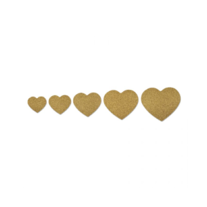 KIT CUORI CHABLON CCFOND GOLDENTOUCH 5P