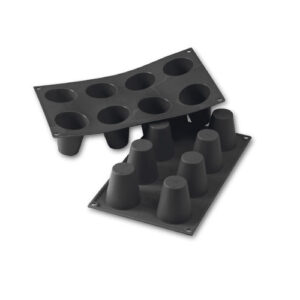 STAMPO SILICONE BABA D. 55 H.60 MM NERO 175Z300MM