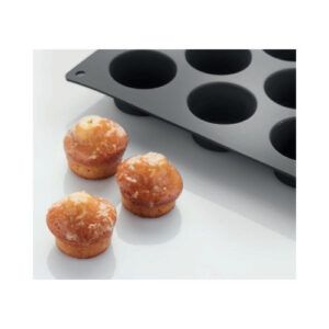 STAMPO SILICONE MUFFIN D. 69 H 35 MM NERO