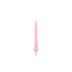 CANDELINE CON SUPPORTO ROSA
